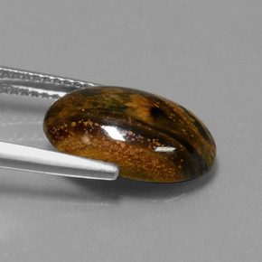 3.99克拉天然彼得赛特，椭圆形切割，不透明