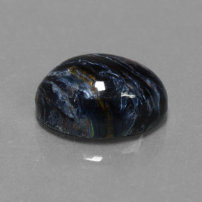 6.21克拉天然多色彼得石，椭圆形切割，13.9×10毫米，不透明