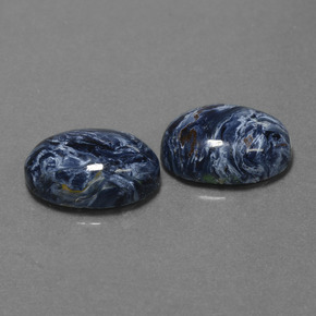 9.79天然多色彼得石，椭圆形切割，14.3×10毫米，不透明