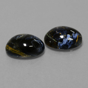 11.20天然多色彼得石，椭圆形切割，14×10.1毫米，不透明