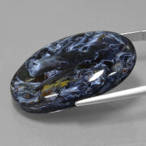 35.79克拉天然彼得赛特，椭圆形切割，不透明