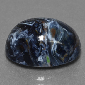5.89克拉天然多色彼得石，椭圆形切割，13.9×10.1毫米，不透明