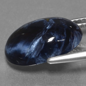 5.07克拉天然彼得赛特，椭圆形切割，不透明