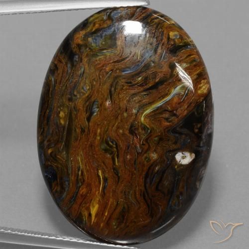 29.04ct 天然 彩色 彼得赛特, 椭圆形, 不透明