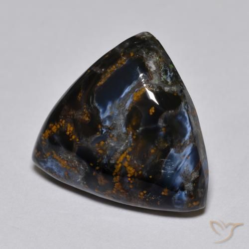 8.33克拉天然多色彼得石，三角形，16.6×15.2毫米，不透明