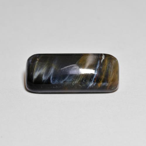 5.68克拉天然多色彼得石，垫形剪裁，11.5×7.3毫米，不透明