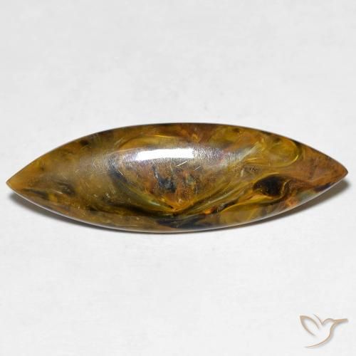 6.06ct 天然 彩色 彼得赛特, 榄尖形, 不透明