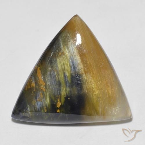 10.21ct 天然 彩色 彼得赛特, 胖三角形, 不透明