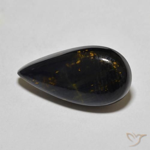 3.86克拉天然彼得赛特，梨形，不透明
