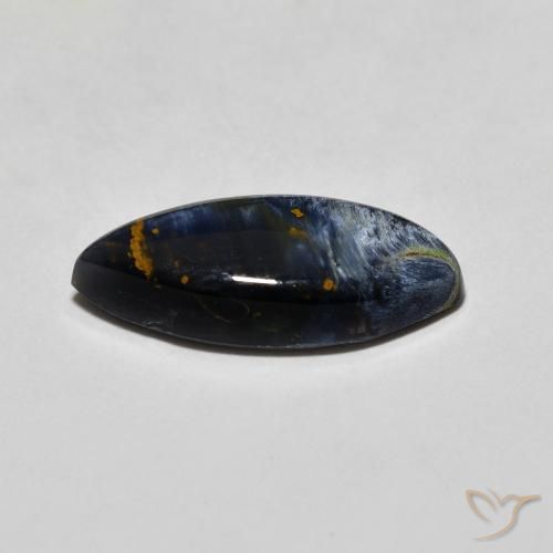 3.41克拉天然彼得赛特，榄尖形，半透明