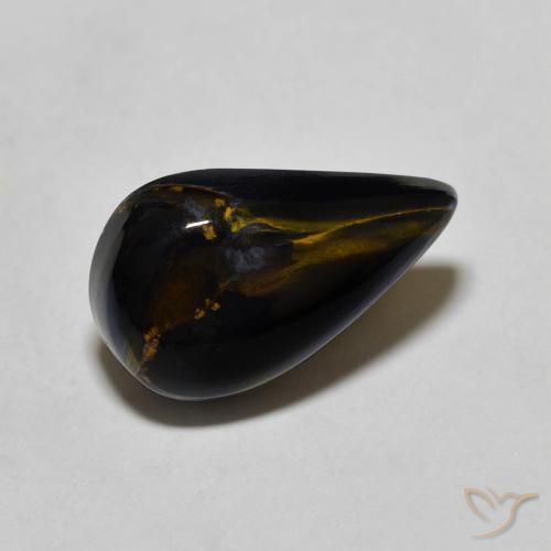 3.92克拉天然彼得赛特，梨形，不透明