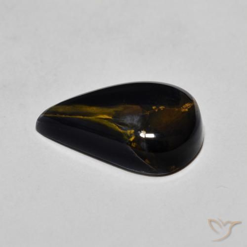 3.92克拉天然彼得赛特，梨形，不透明