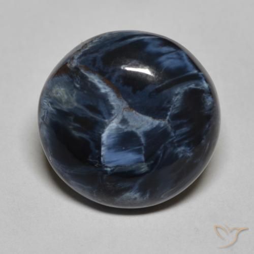 7.08ct 天然 彩色 彼得赛特, 圆形的, 不透明
