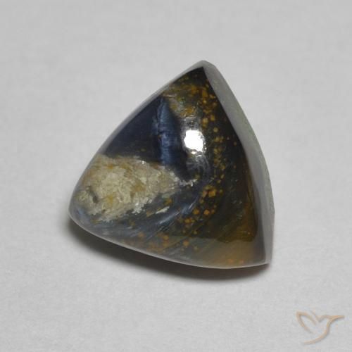 1.82克拉天然彼得赛特，胖三角形，不透明