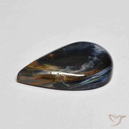5.68克拉天然彼得赛特，梨形，不透明