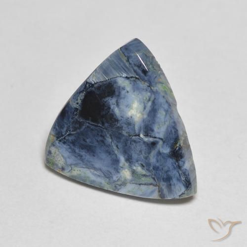 3.26克拉天然彼得赛特，胖三角形，不透明