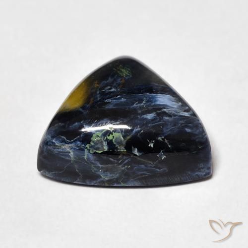 6.60克拉天然彼得赛特，胖三角形，不透明
