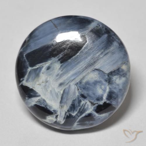 12.37ct 天然 彩色 彼得赛特, 圆形的, 不透明