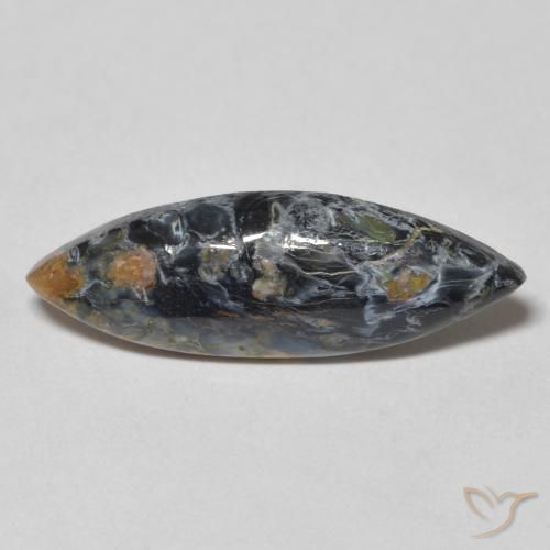 3.03ct 天然 彩色 彼得赛特, 榄尖形, 不透明