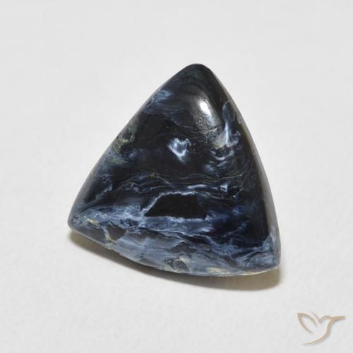 3.96克拉天然彼得赛特，胖三角形，不透明