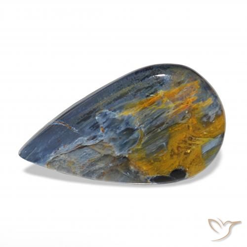 8.18ct 彩色 彼得赛特, 梨形, 不透明
