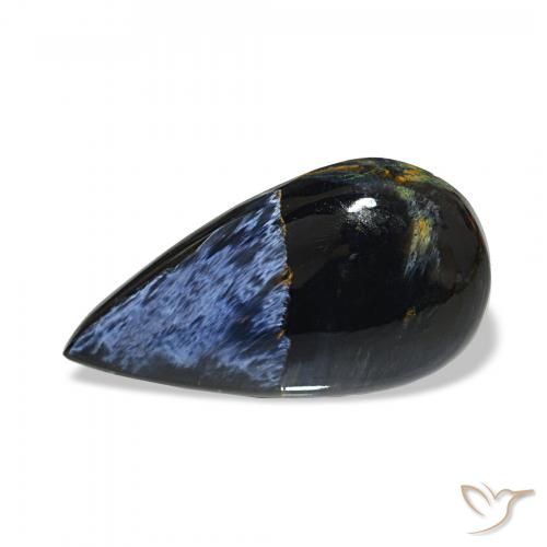 10.10ct 彩色 彼得赛特 宝石, 梨形, 不透明