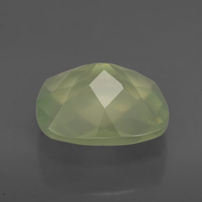 5.04克拉天然绿色葡萄石，透明，11.9×10毫米，透明/半透明
