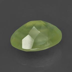 9.97克拉天然绿色葡萄石，椭圆形切割，15.9×12.1毫米，半透明