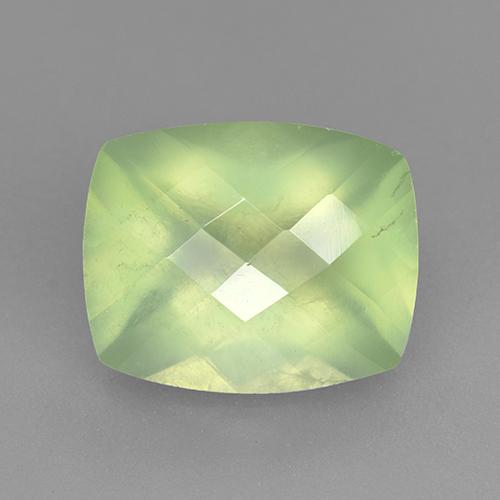 5.37克拉天然葡萄石，垫形剪裁，半透明