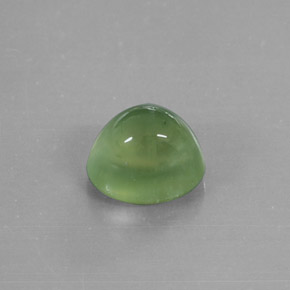 4.19克拉天然绿色葡萄石，透明，9.8×7.9毫米，透明/半透明