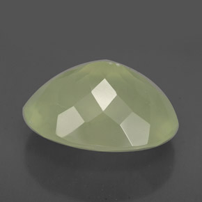 9.84克拉天然绿色葡萄石，透明，15.9×11.9毫米，透明/半透明