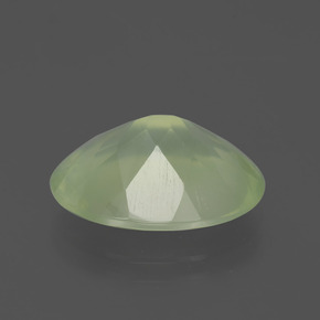 8.36克拉天然绿色葡萄石，椭圆形切割，16.1×12.1毫米，透明