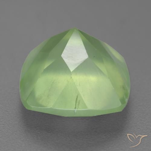 7.60克拉天然葡萄石，软垫，半透明