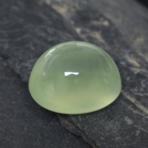2.90克拉天然绿色葡萄石，椭圆形切割，8.9×7.3毫米，透明
