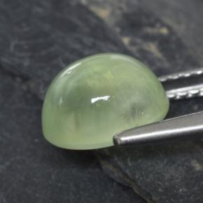 2.90克拉天然绿色葡萄石，椭圆形切割，8.9×7.3毫米，透明