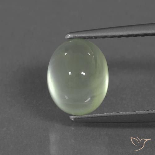 2.23ct 天然 Light Green  葡萄石, 椭圆形, 透明/半透明