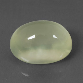 10.03克拉天然绿色葡萄石，椭圆形切割，14.2×10.4毫米，透明