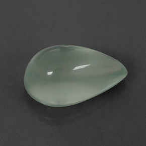 4.45克拉天然绿色葡萄石，透明，13.3×8.3毫米，透明/半透明