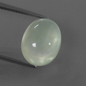 8.89克拉天然绿色葡萄石，透明，14×11毫米，透明/半透明