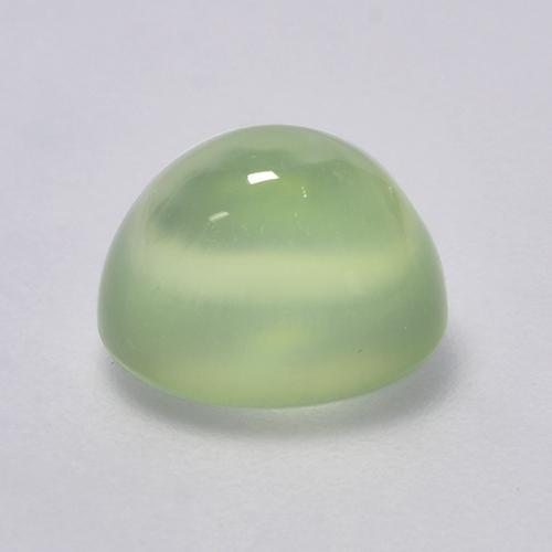 2.74克拉天然绿色葡萄石，椭圆形切割，8.5×6.6毫米，透明