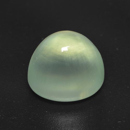 2.08克拉天然绿色葡萄石，椭圆形切割，8.6×7毫米，透明