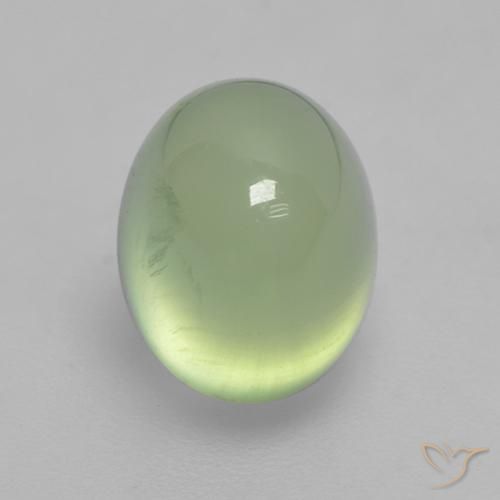 2.70克拉天然绿色葡萄石，椭圆形切割，8.3×6.7毫米，透明