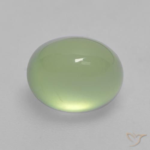 2.70克拉天然绿色葡萄石，椭圆形切割，8.3×6.7毫米，透明