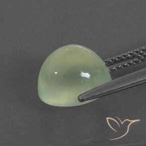 4.44克拉天然葡萄石，椭圆形，透明/半透明