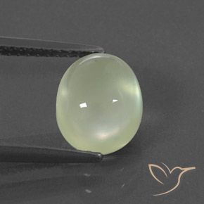 2.60ct 天然 Medium Green  葡萄石, 椭圆形, 透明/半透明