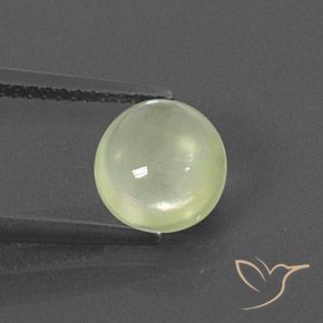 1.84ct 天然 Olive Green  葡萄石, 椭圆形, 透明
