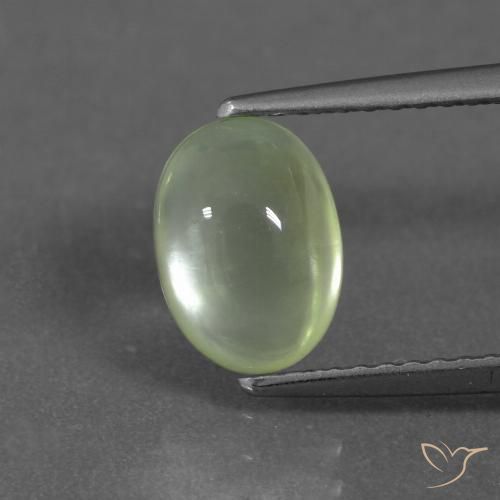 1.69ct 天然 Medium Green  葡萄石, 椭圆形, 透明