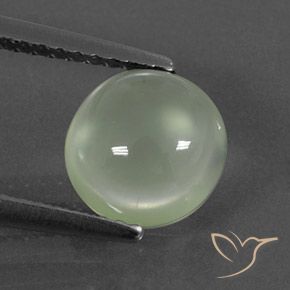 1.86ct 天然 Pale Green  葡萄石, 圆形的, 透明/半透明
