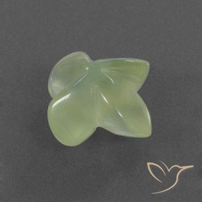 5.10克拉天然葡萄石，花形切割，透明/半透明