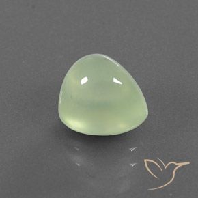 3.14克拉天然葡萄石，梨形，透明/半透明
